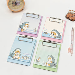Clipboard Notepad 91x107mm Assorted
