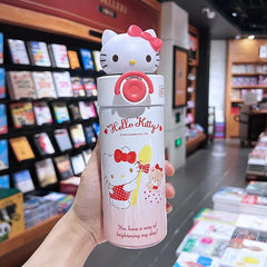 Sanrio Thermos Drink Bottle 350ml-Hello Kitty