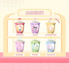 Tech & Toys - Sanrio Characters Bubble Tea Cup Solar-Powered Swing Toy Blind Box - Goodie Goodie