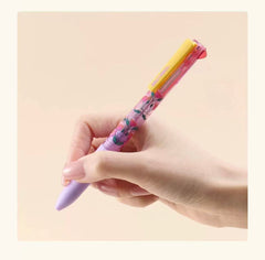 Stationery - Kaco Smiley World  3-in-1 Black/Red Gel Pen 0.5mm / Mechanical Pencil 0.5mm Purple - Goodie Goodie
