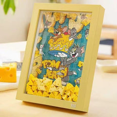 Tech & Toys - Toi Tom and Jerry Cheese Puzzle – 126pcs - Goodie Goodie