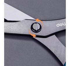 Deli Stainless Steel Scissors 210mm Black