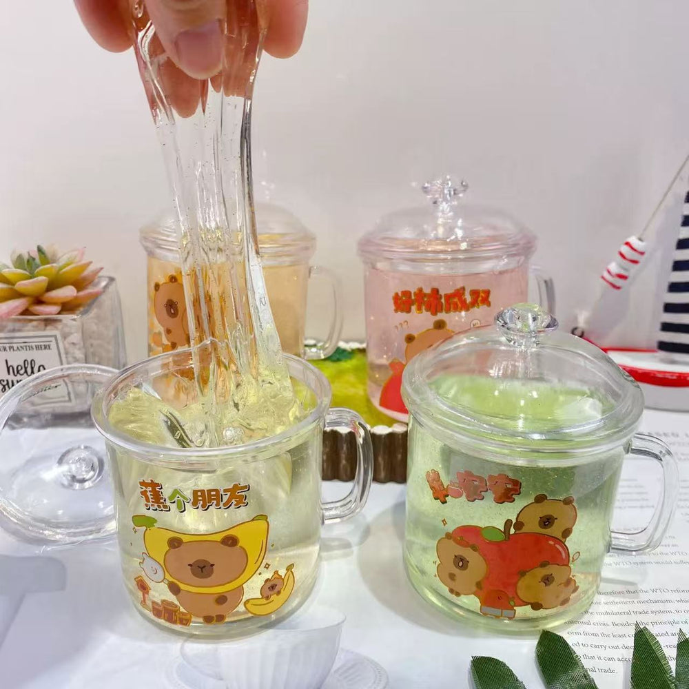 Tech & Toys - Capybara Lucky Mug Slime Assorted - Goodie Goodie