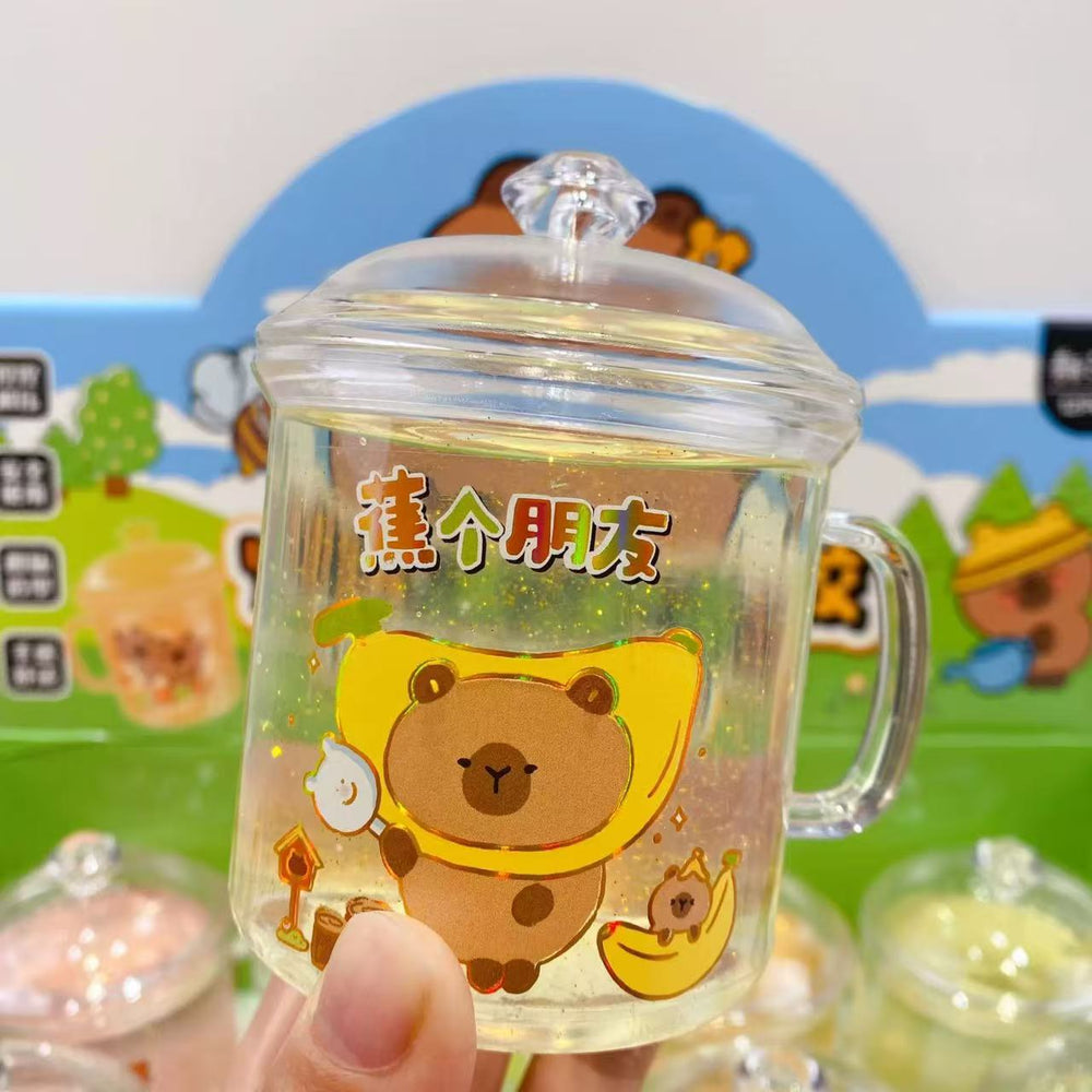 Tech & Toys - Capybara Lucky Mug Slime Assorted - Goodie Goodie