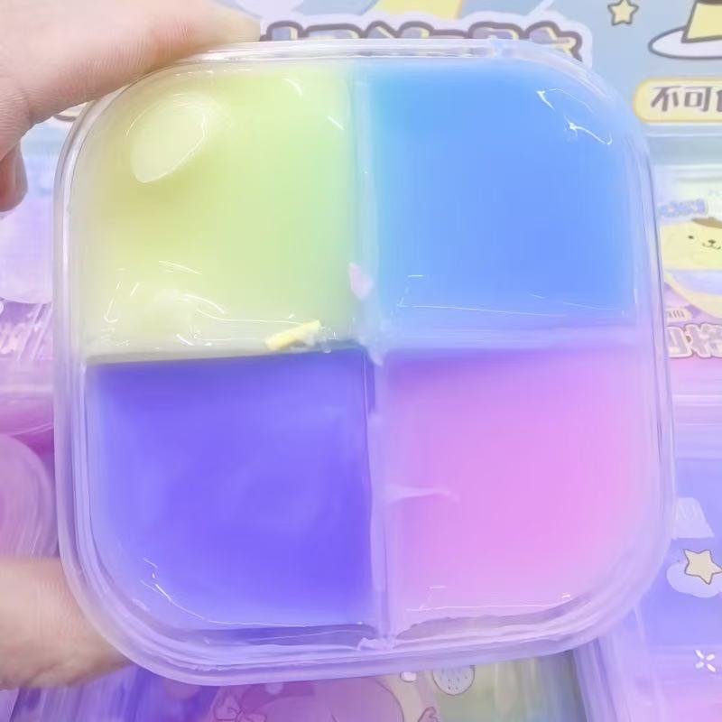 Sanrio 4 Colours Squre Box Slime Assorted