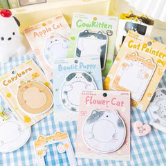 Apple Cat Sticky Notes 30 Pcs
