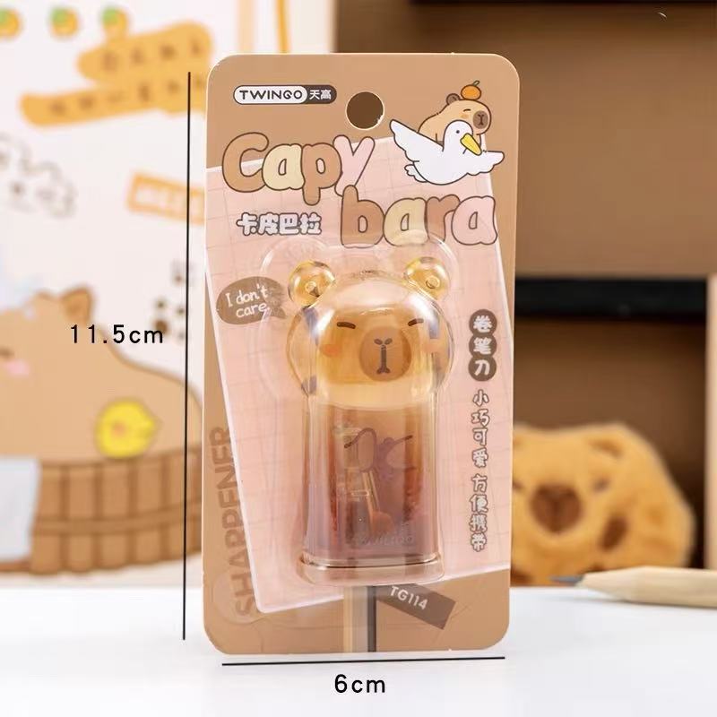 Capybara Mini Pencil Sharpener Assored