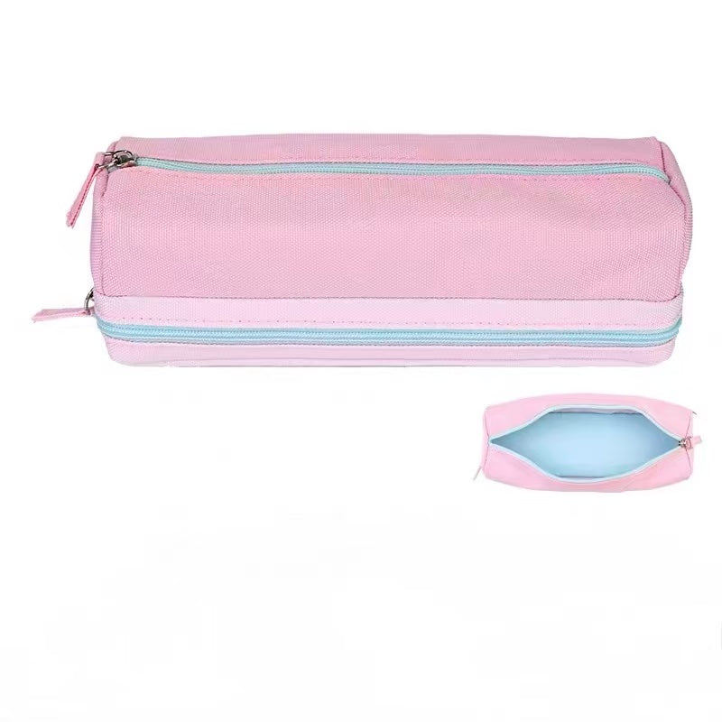KOKUYO Double-Layer Pencil Case 71x71x220mm Pink