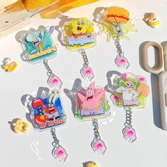 SpongeBob Acrylic Pendant Clip Fridge Magnet Assorted