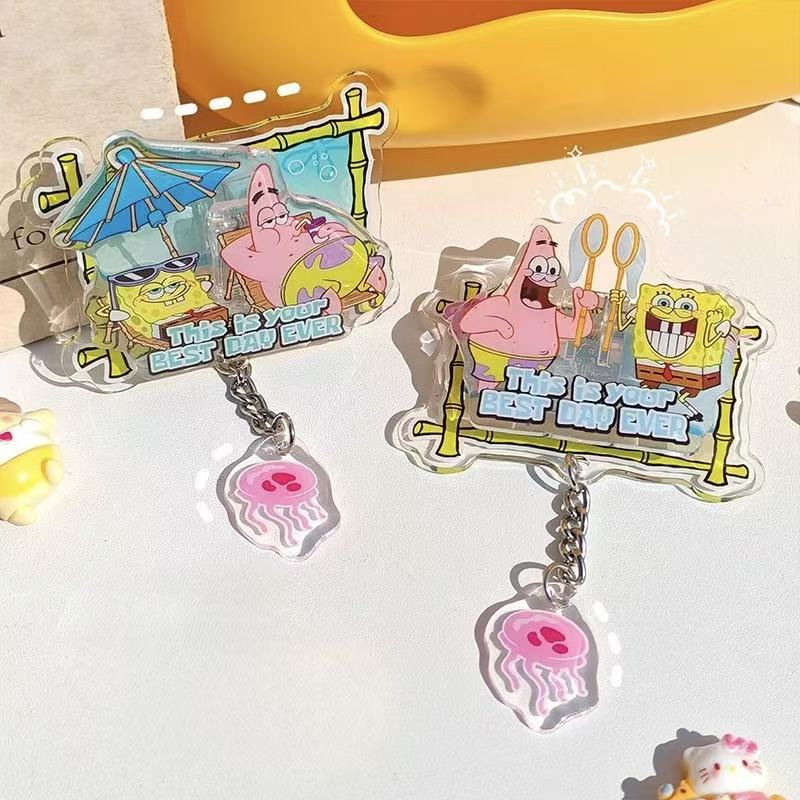 SpongeBob Acrylic Pendant Clip Fridge Magnet Assorted