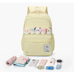 Cute Bear School Backpack 30x20x47cm Yellow