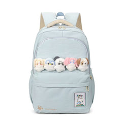Cute Bear School Backpack 30x20x47cm Blue