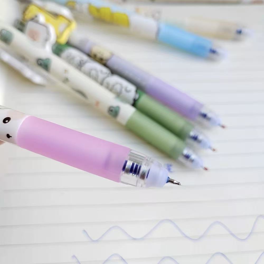 Animal Paradise Erasable Pen 0.5mm Blue Ink Assorted