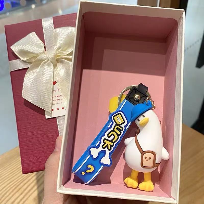 Wry Neck Duck Keychain 6.6cm