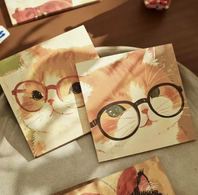 Butter Cat Notepads 80x80mm – 60 Sheets