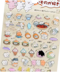 Funny Cat Epoxy Stickers
