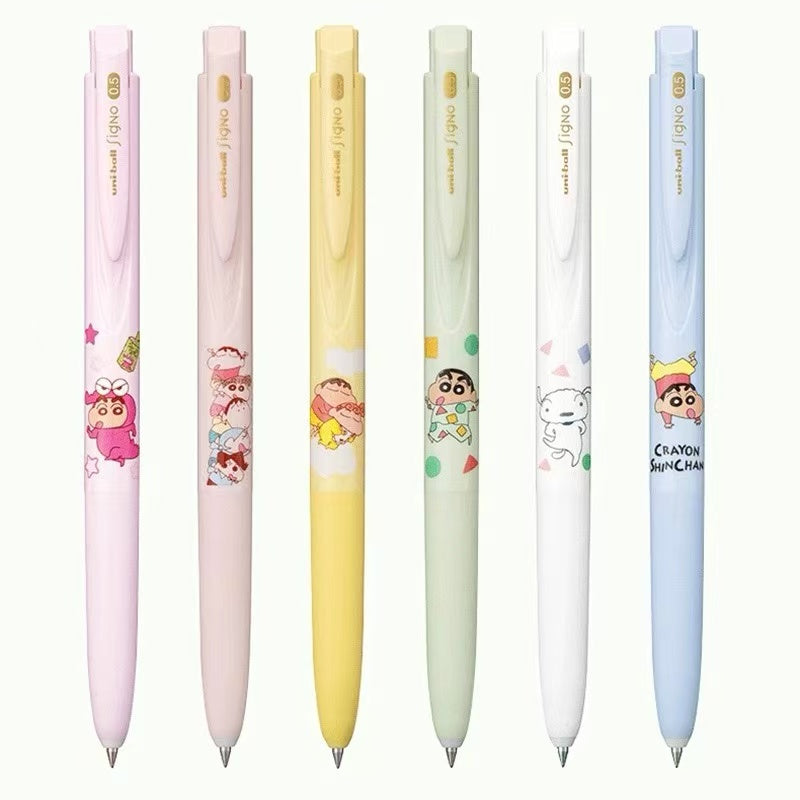 Uni × Crayon Shin-chan Collaboration Gel Pen – 0.5mm Black Ink Shiro
