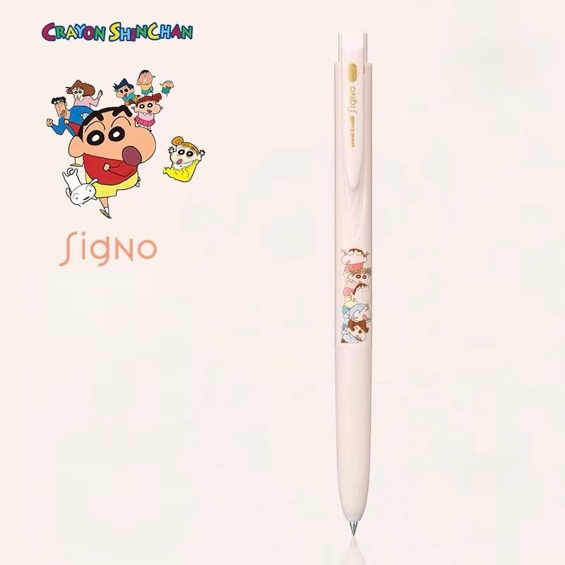 Uni × Crayon Shin-chan Collaboration Gel Pen – 0.5mm Black Ink Friends