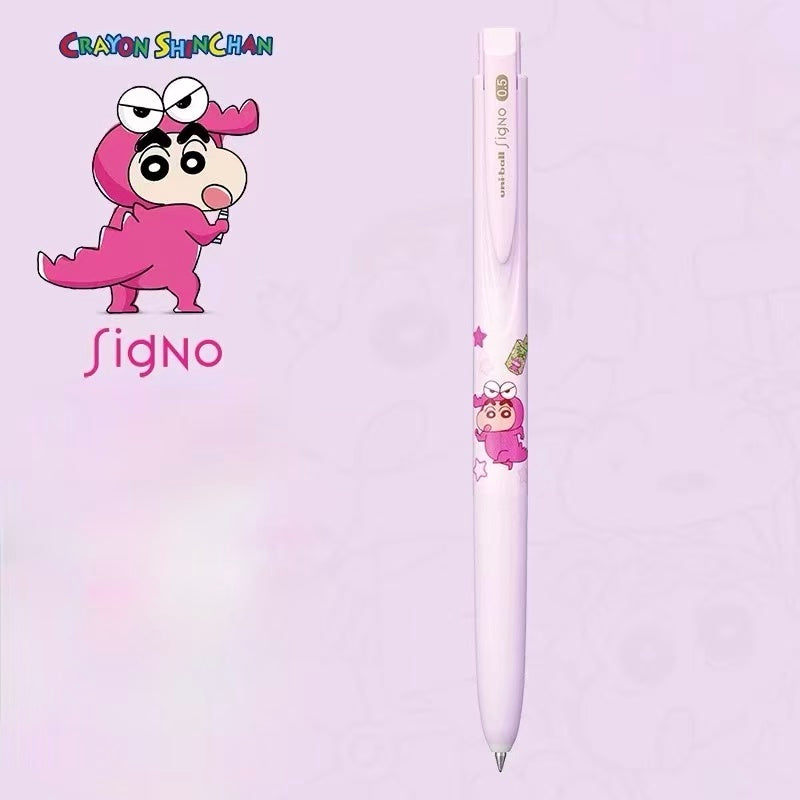 Uni × Crayon Shin-chan Collaboration Gel Pen – 0.5mm Black Ink Dino