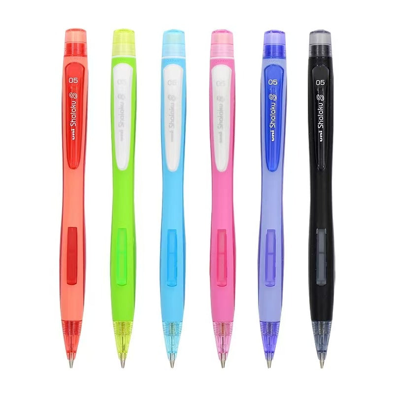 Uni Shalaku Side-Press Mechanical Pencil 0.5mm Red
