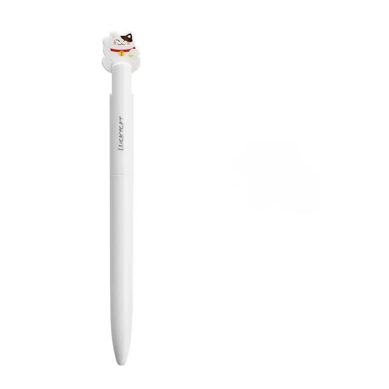 Lucky Cat Gel Pen 0.5mm Black Ink