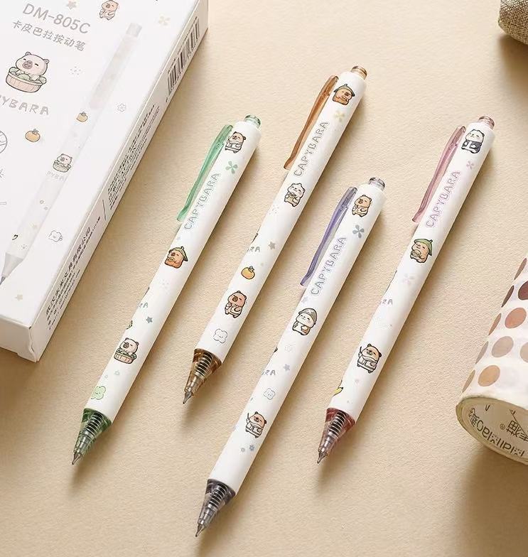 Capybara Gel Pen Fast Dry 0.5mm Black Ink