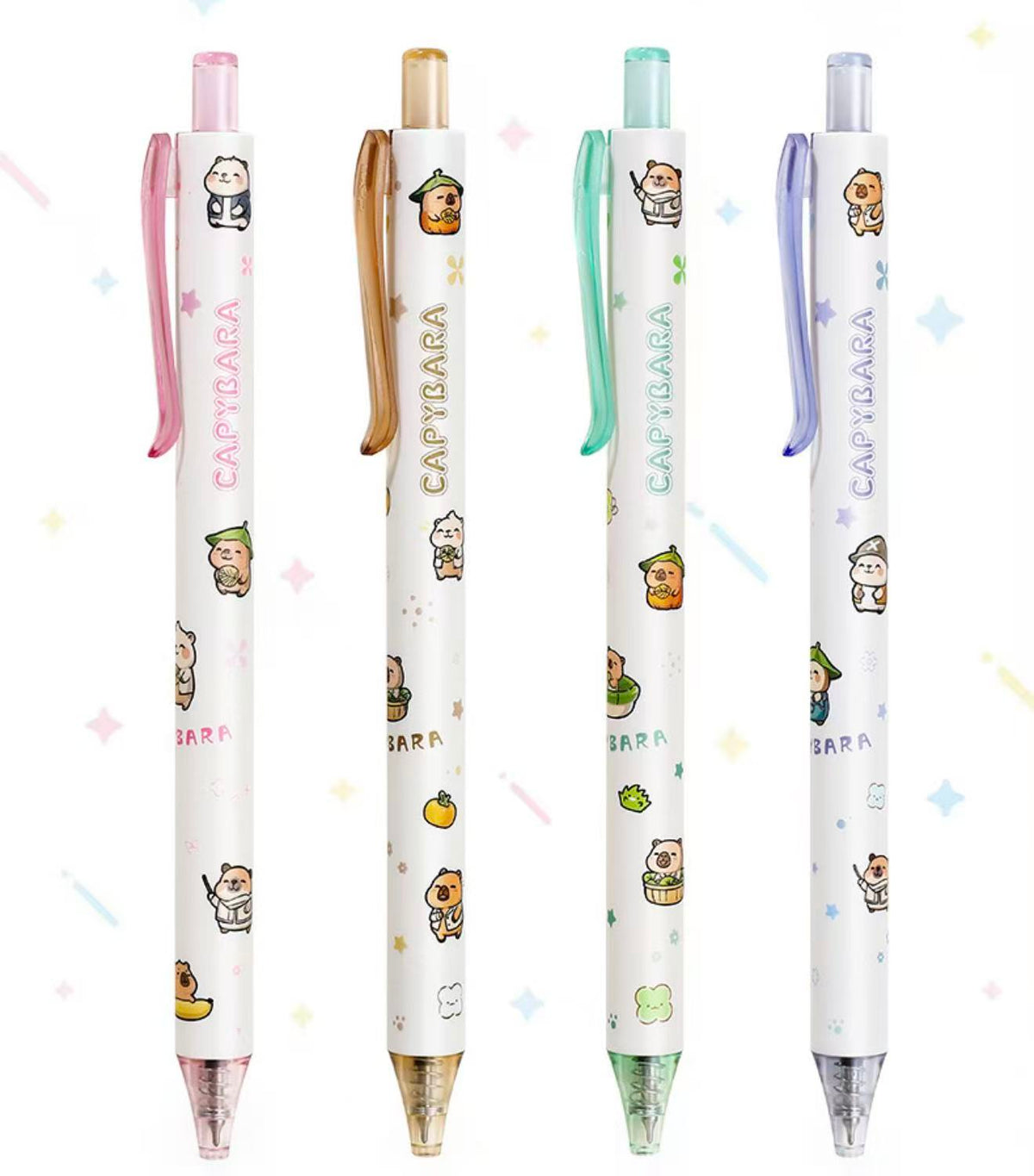Stationery - Capybara Gel Pen Fast Dry 0.5mm Black Ink - Goodie Goodie