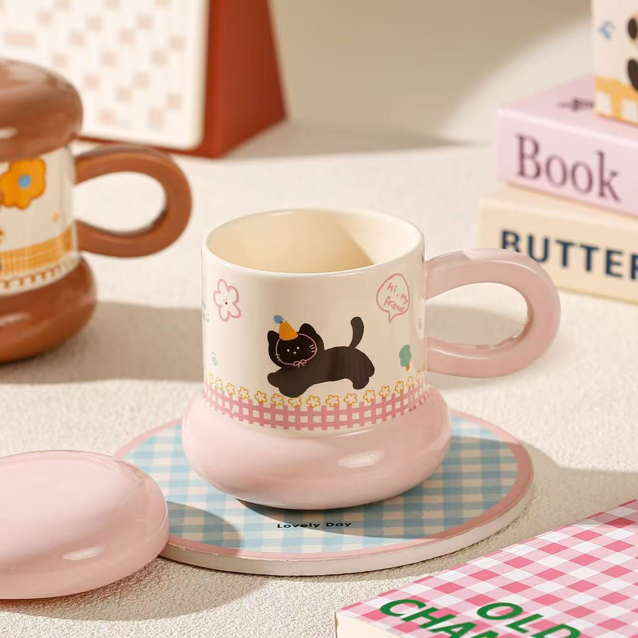 Animal Friends Mug with Cap 370ml