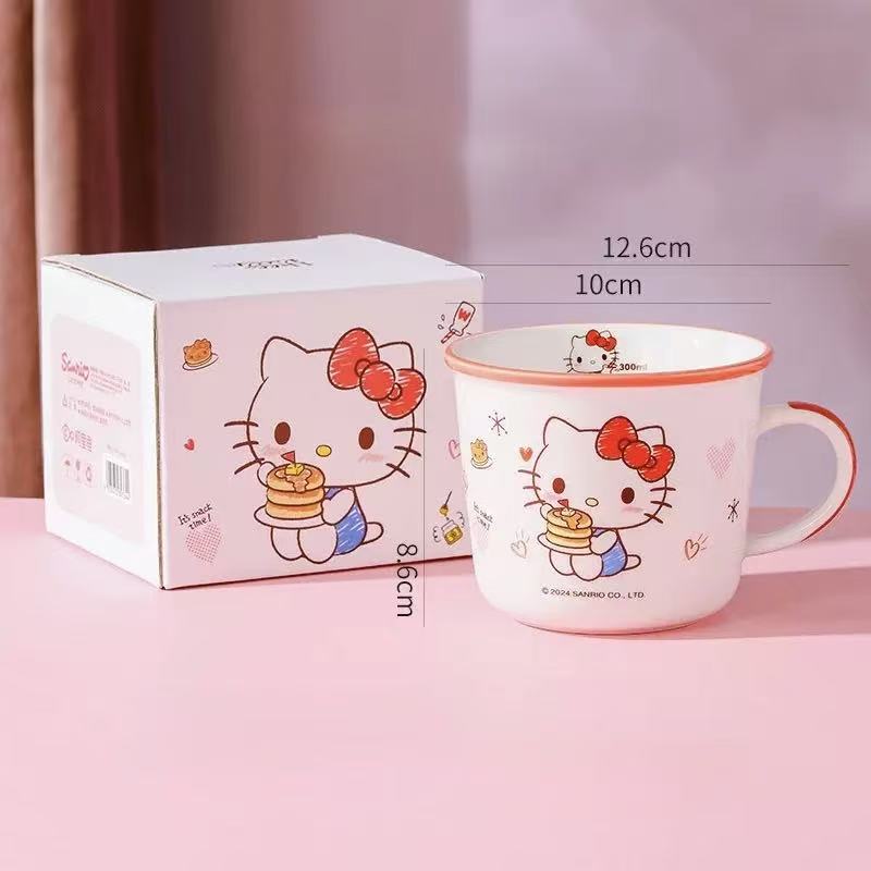 Sanrio Milk Measuring Cup 300ml Hello Kitty