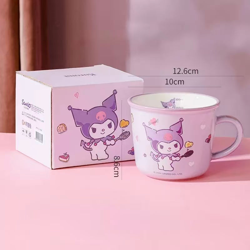 Sanrio Milk Measuring Cup 300ml Kuromi