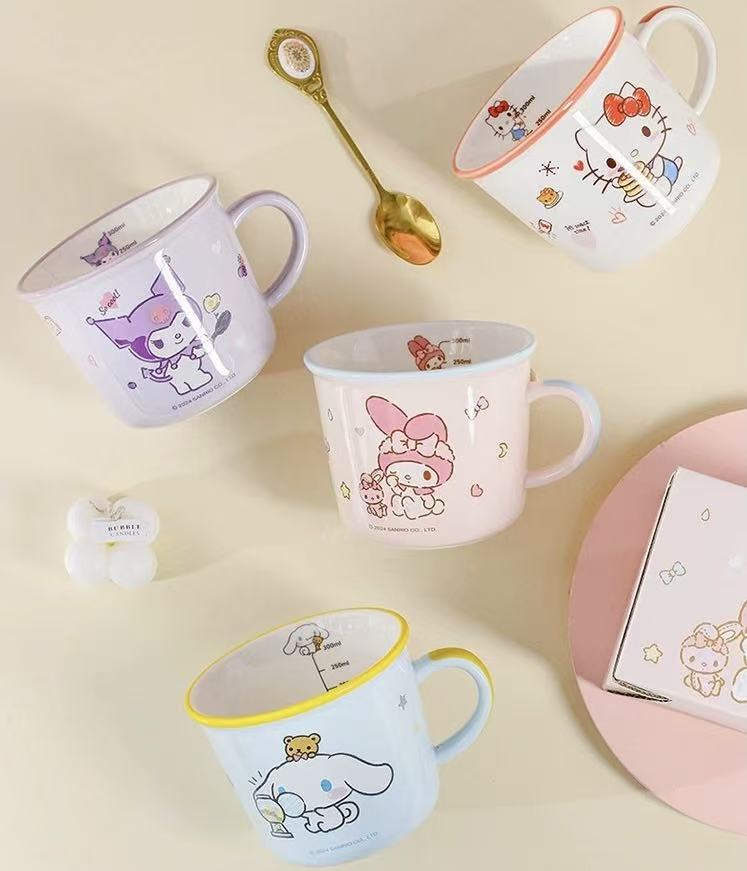 Sanrio Milk Measuring Cup 300ml Cinnamoroll