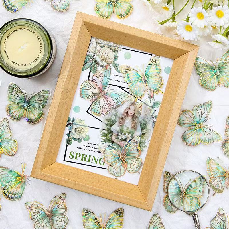 Dancing Butterfly Waterproof Stickers – 20pcs