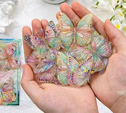 Dancing Butterfly Waterproof Stickers – 20pcs