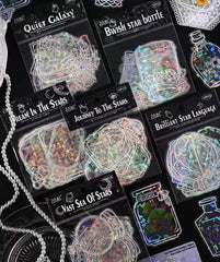 Holographic Bottle Waterproof Stickers – 10pcs
