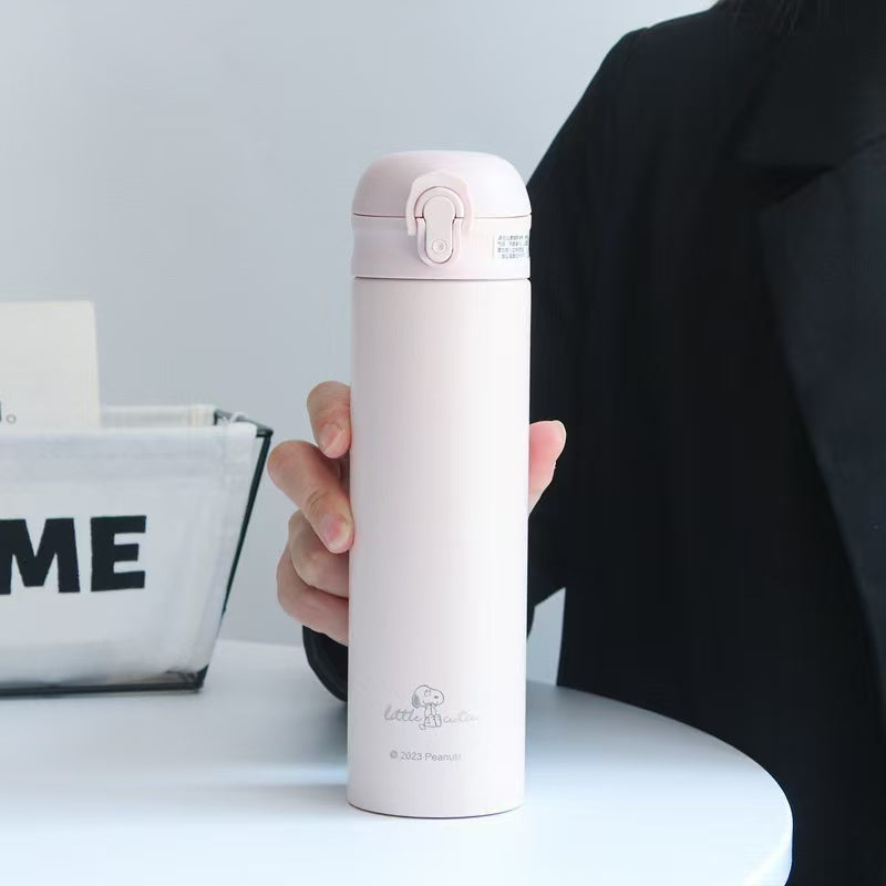 Snoopy 316 Stainless Steel Straw Tumbler Hot & Cold Insulated 500ml