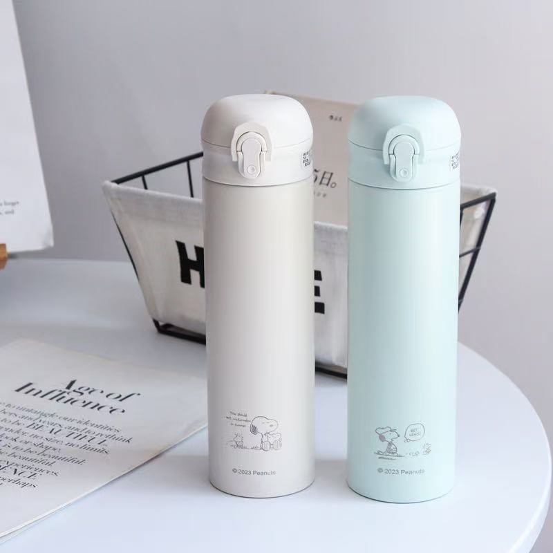 Snoopy 316 Stainless Steel Straw Tumbler Hot & Cold Insulated 500ml