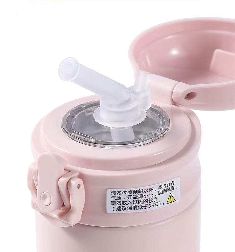 Snoopy 316 Stainless Steel Straw Tumbler Hot & Cold Insulated 500ml