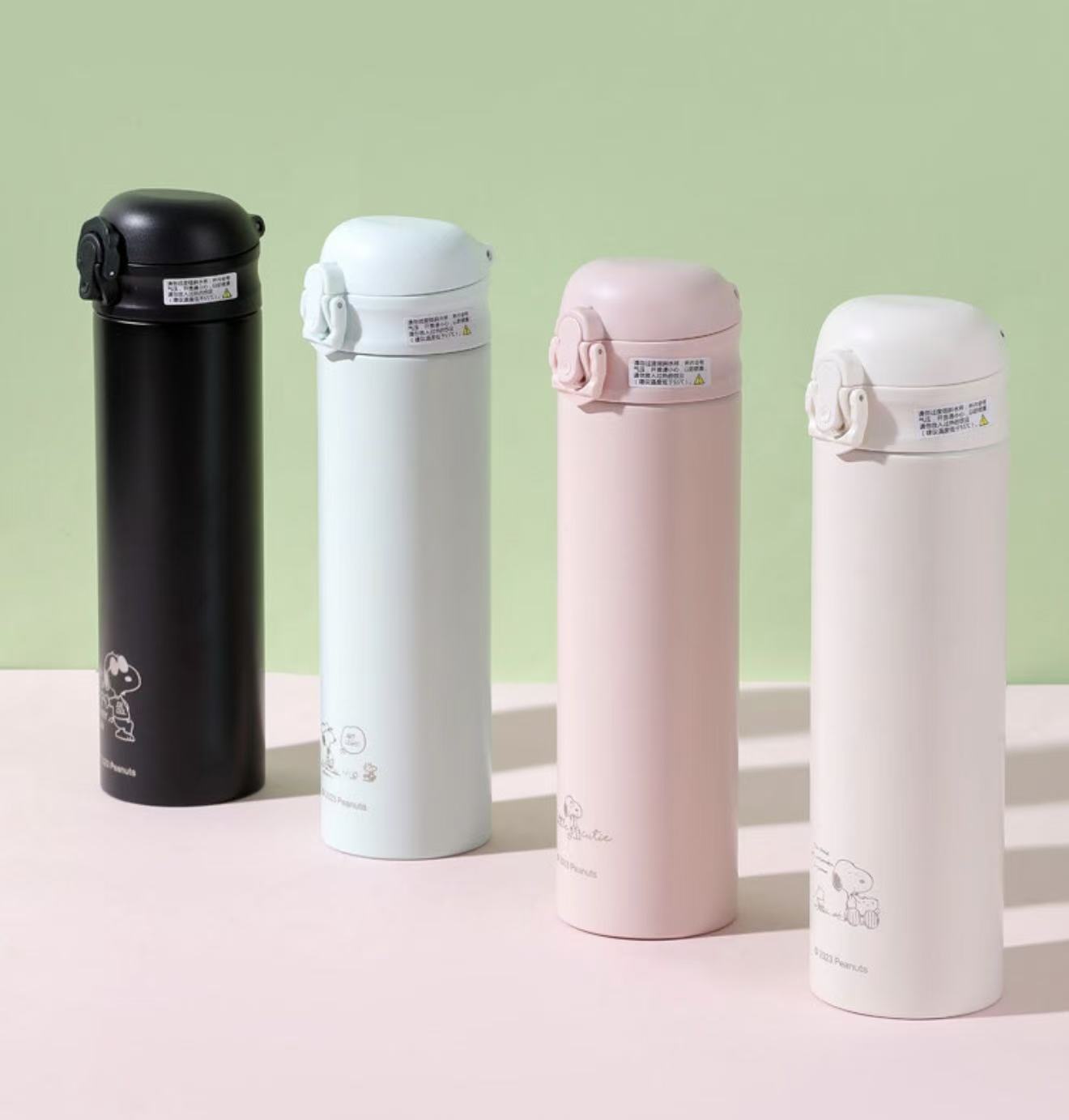 Snoopy 316 Stainless Steel Straw Tumbler Hot & Cold Insulated 500ml