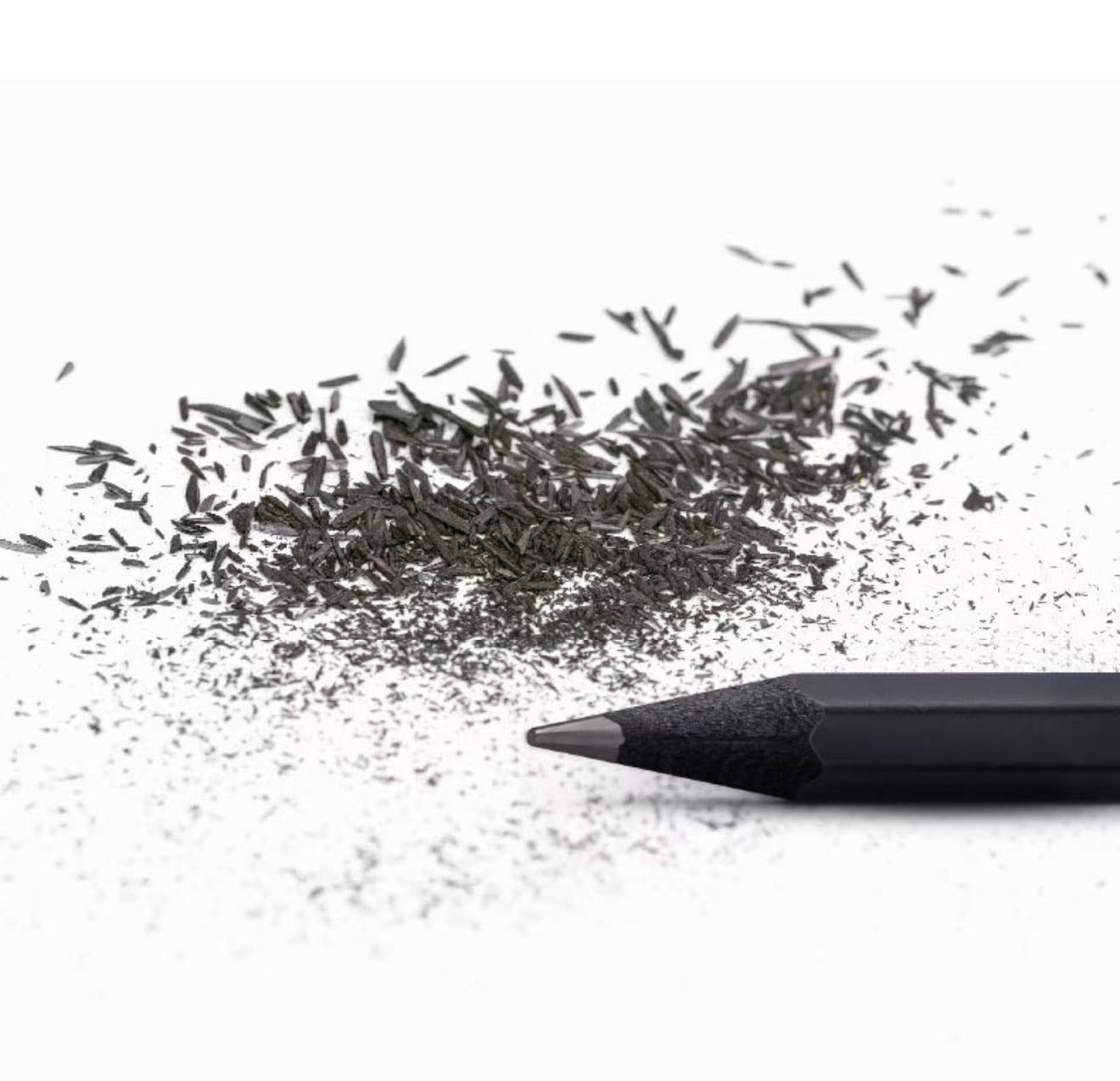 Black Wooden Writing Pencils Set of 10