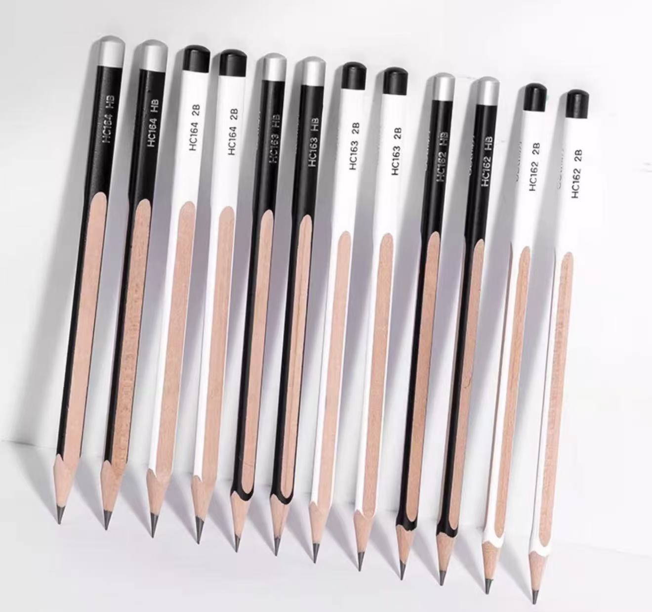 8-Piece Extra-Thick Triangular Wooden Pencils