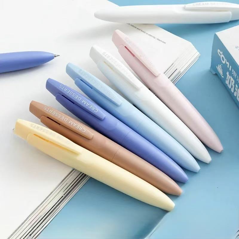 Cream Desserts Series Pocket Gel Pen 0.5mm Black Ink Assorted