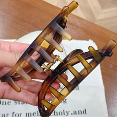 Butterfly Design Acrylic Hair Claw 11cm