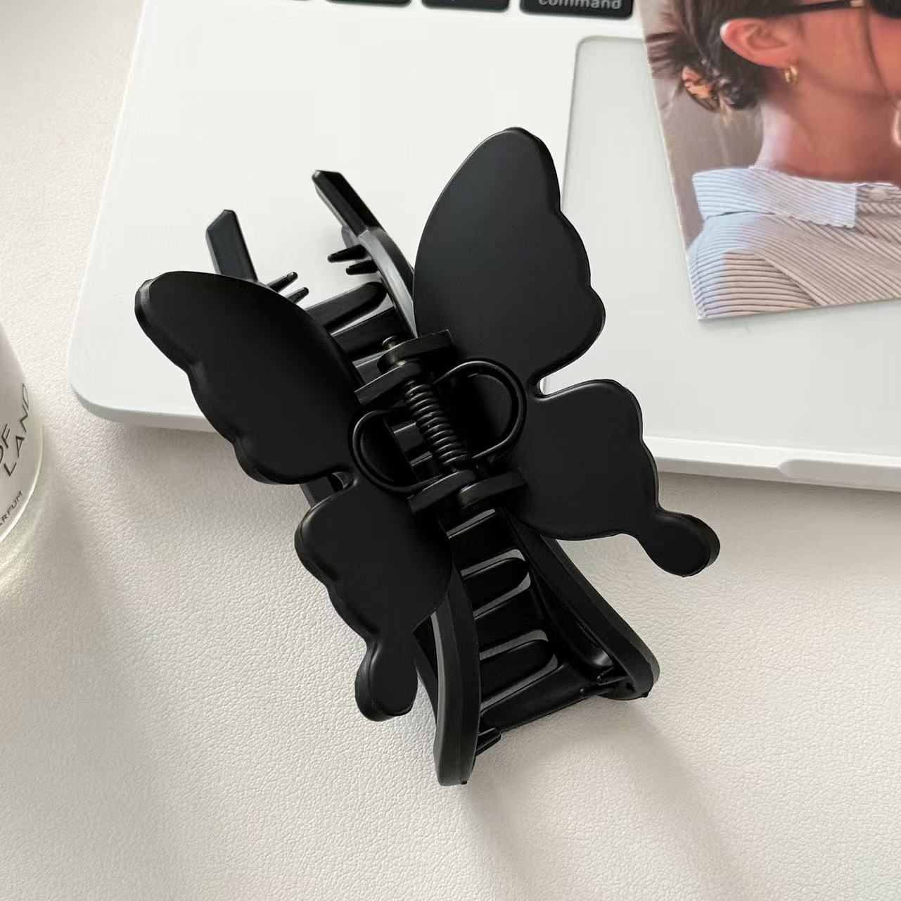 Butterfly Design Acrylic Hair Claw 11cm