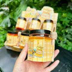 Honey Jar Slime 220g with Stir Stick & Cute Bee Toy