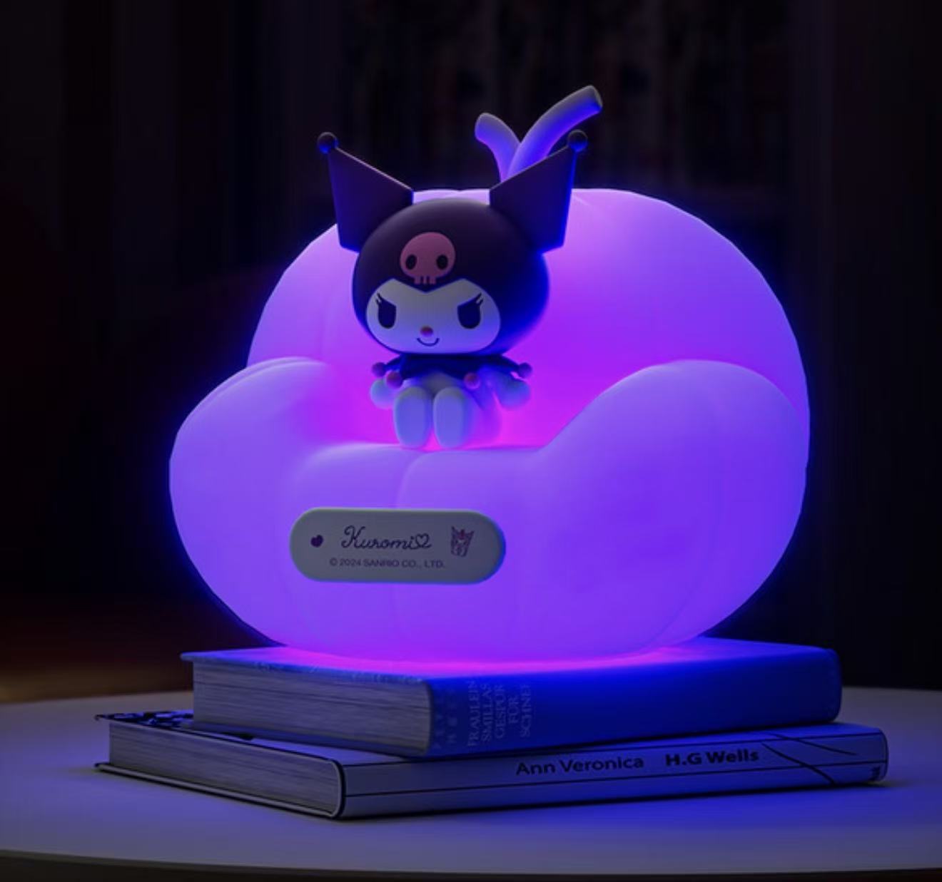 Sanrio Character Silicone Sofa Night Light - Kuromi