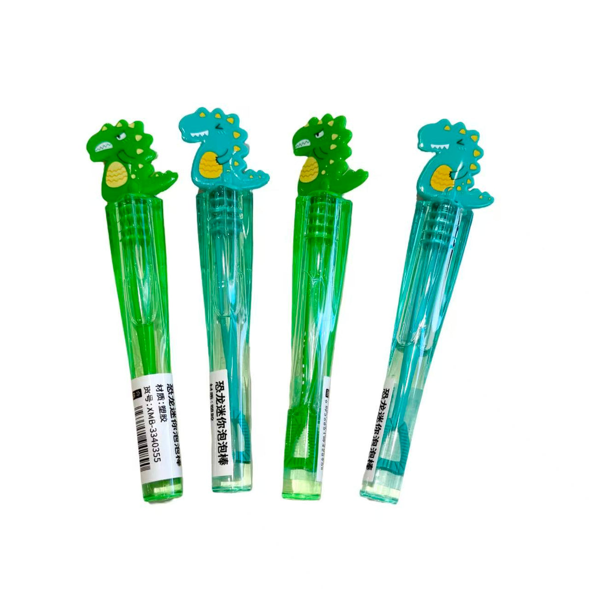 Mini Dinosaur Gel Bubble Blow Stick 12cm Assorted