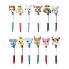 Creative Animal Series Building Block Pens Assorted
