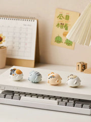 Emotional Support Chubby Cat Figurine Assorted