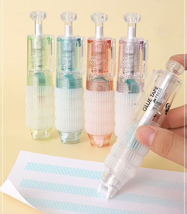 Pen Press Double-Sided Glue Tape 6mm × 6m Pink