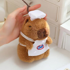 Capybara Plush Keychain 13cm - Chef